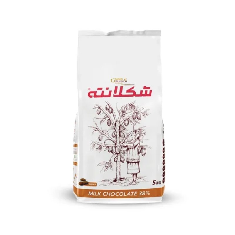 شکلانته 38% - شکلات سکه ای شیری گلنان پراتوس
