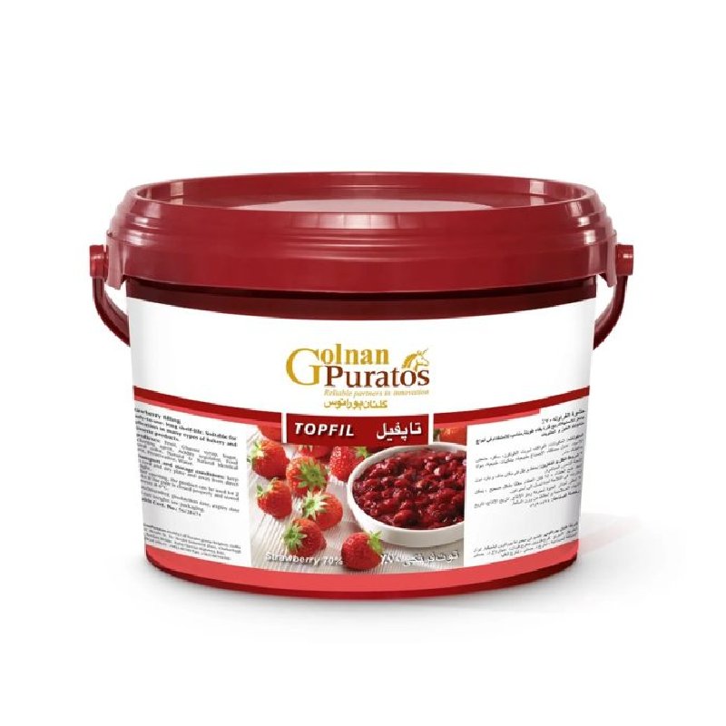 تاپفیل توتفرنگی گلنان پراتوس 6 کیلویی